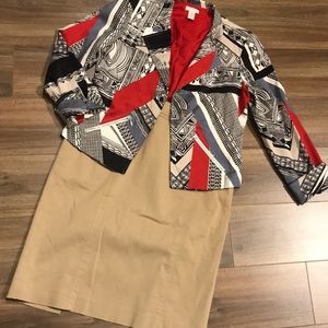 Outfit blazer and pencil skirt